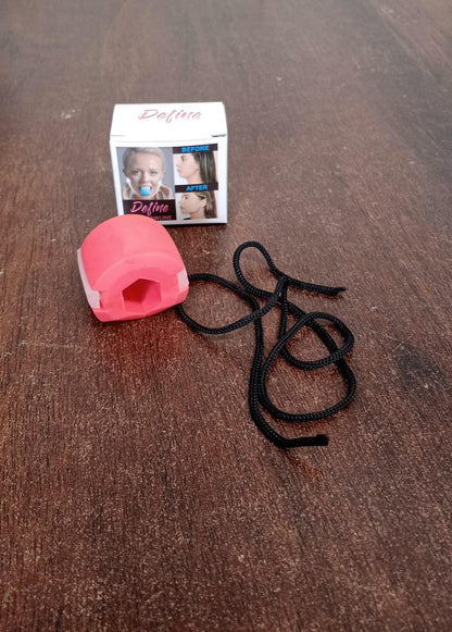 Jaw workout tool for men and women. Jawline toning