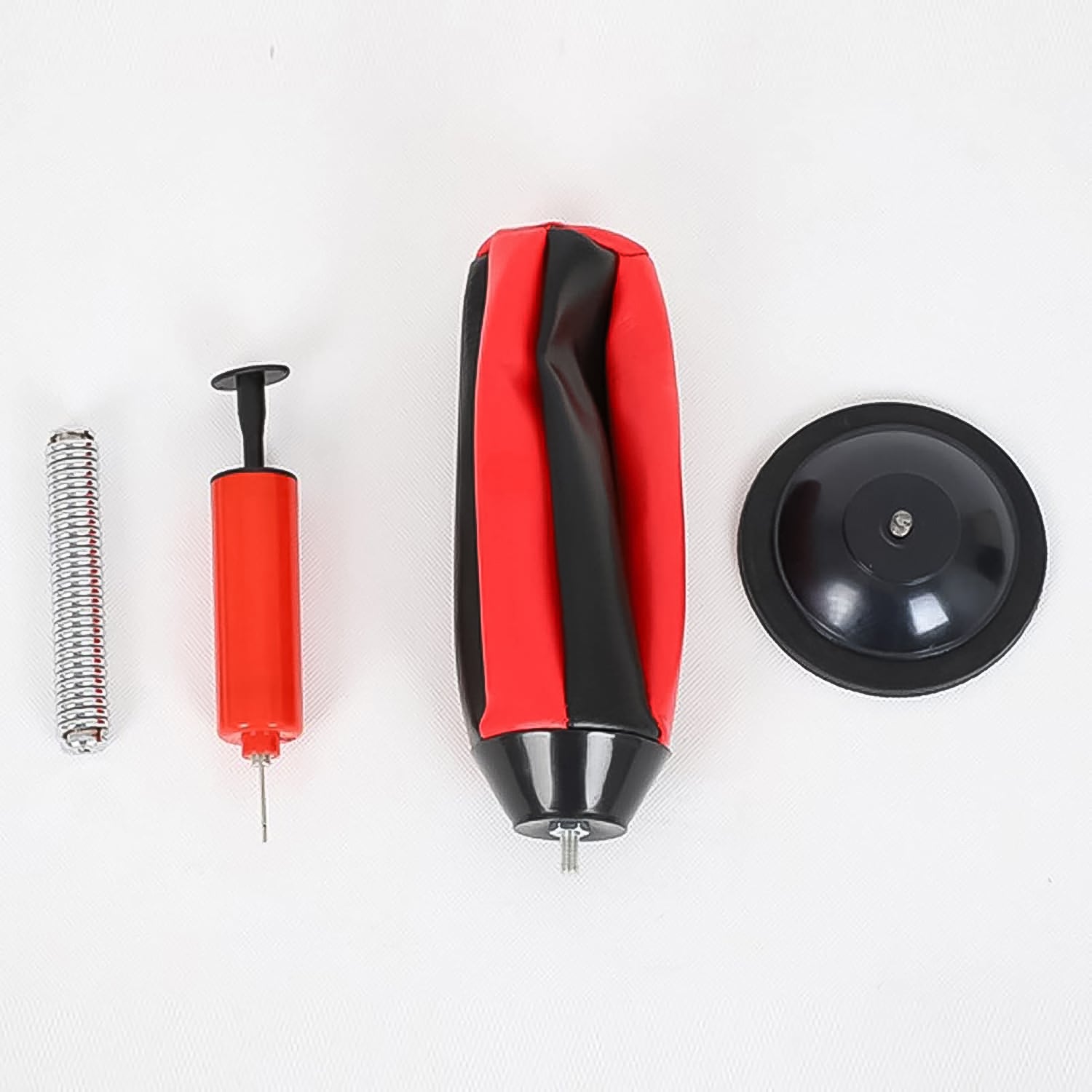 home office boxing ball kit red black inflatable speed punch ball with suction base pump and spring