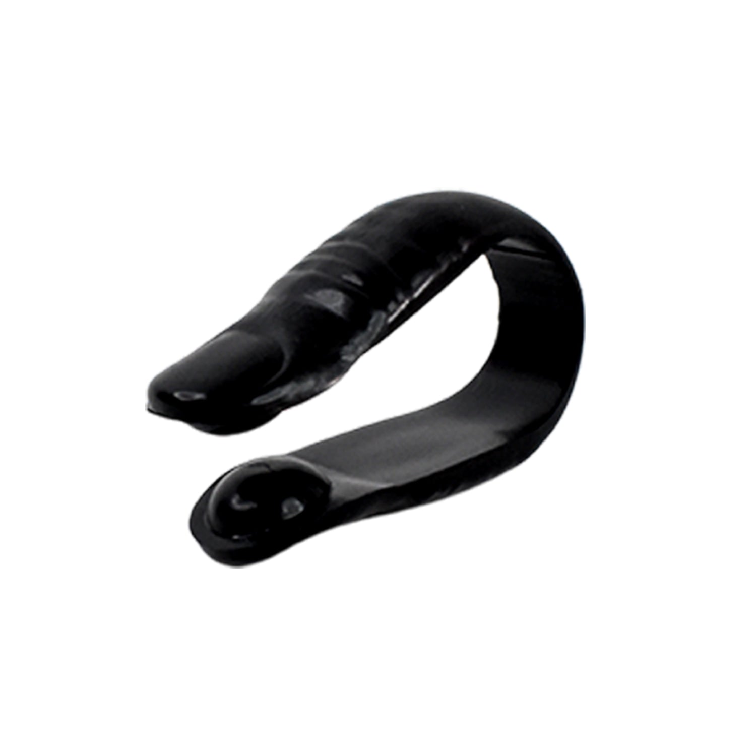 black U shaped acupressure clip for ear or finger stimulation sugar control acupressure device