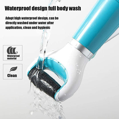 electronic dry foot file for hard skin with waterproof design for easy cleaning