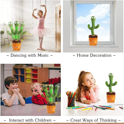 toy funny baby dancing cactus in pot with music for kids playroom decor and interaction