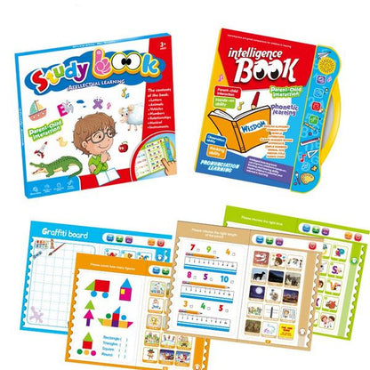 musical learning book for kids set with interactive intelligence and study books and activity pages