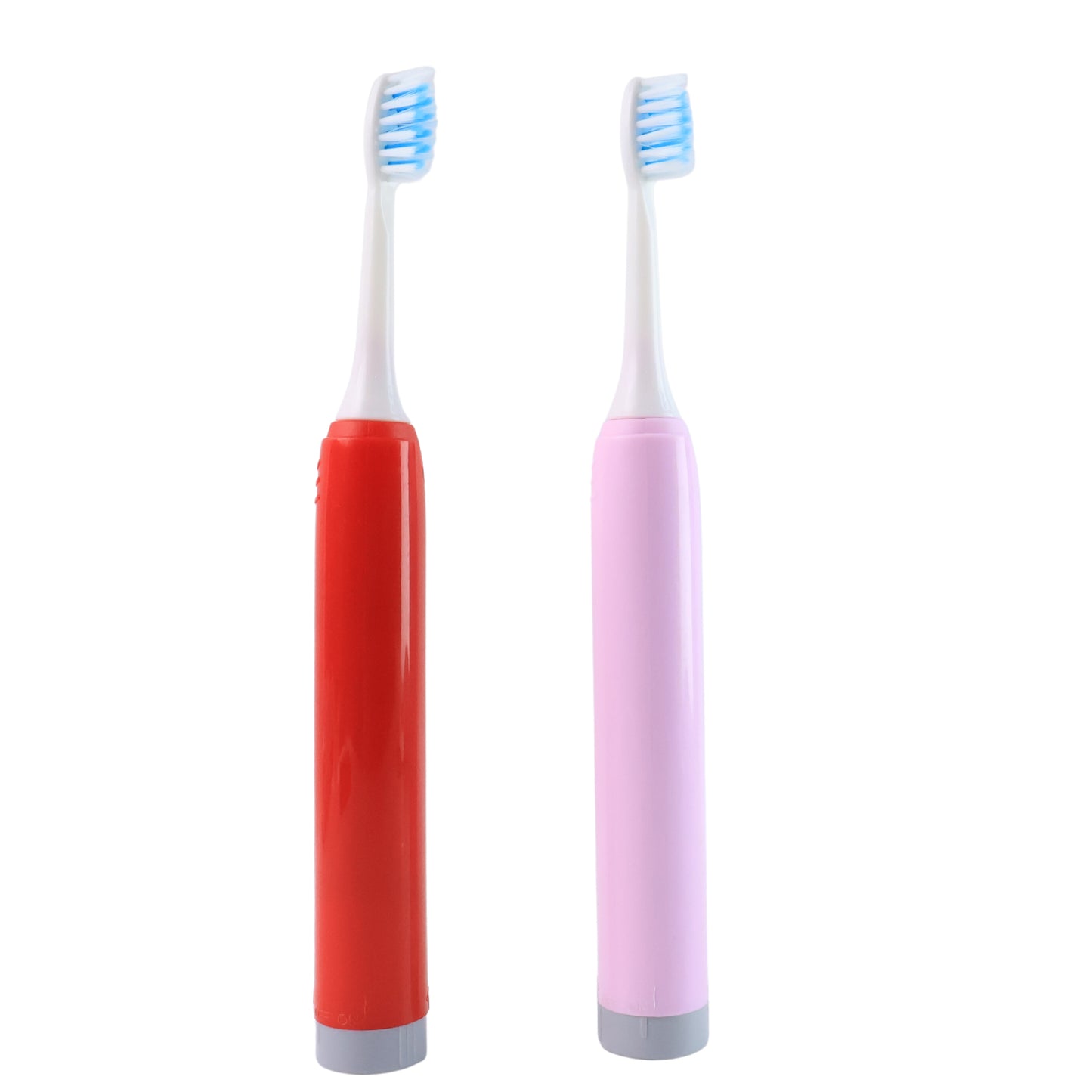 Best battery toothbrush for adults twin pack red and pink battery toothbrushes with blue bristles