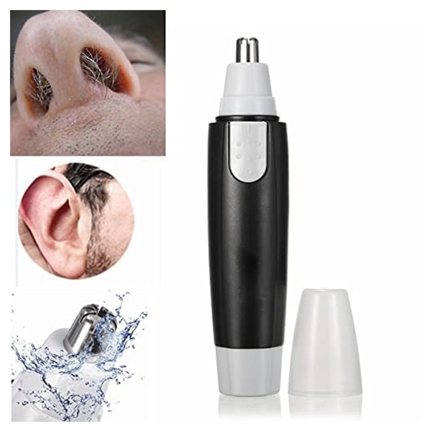 professional nose hair clipper designed for safe and effective grooming with waterproof feature
