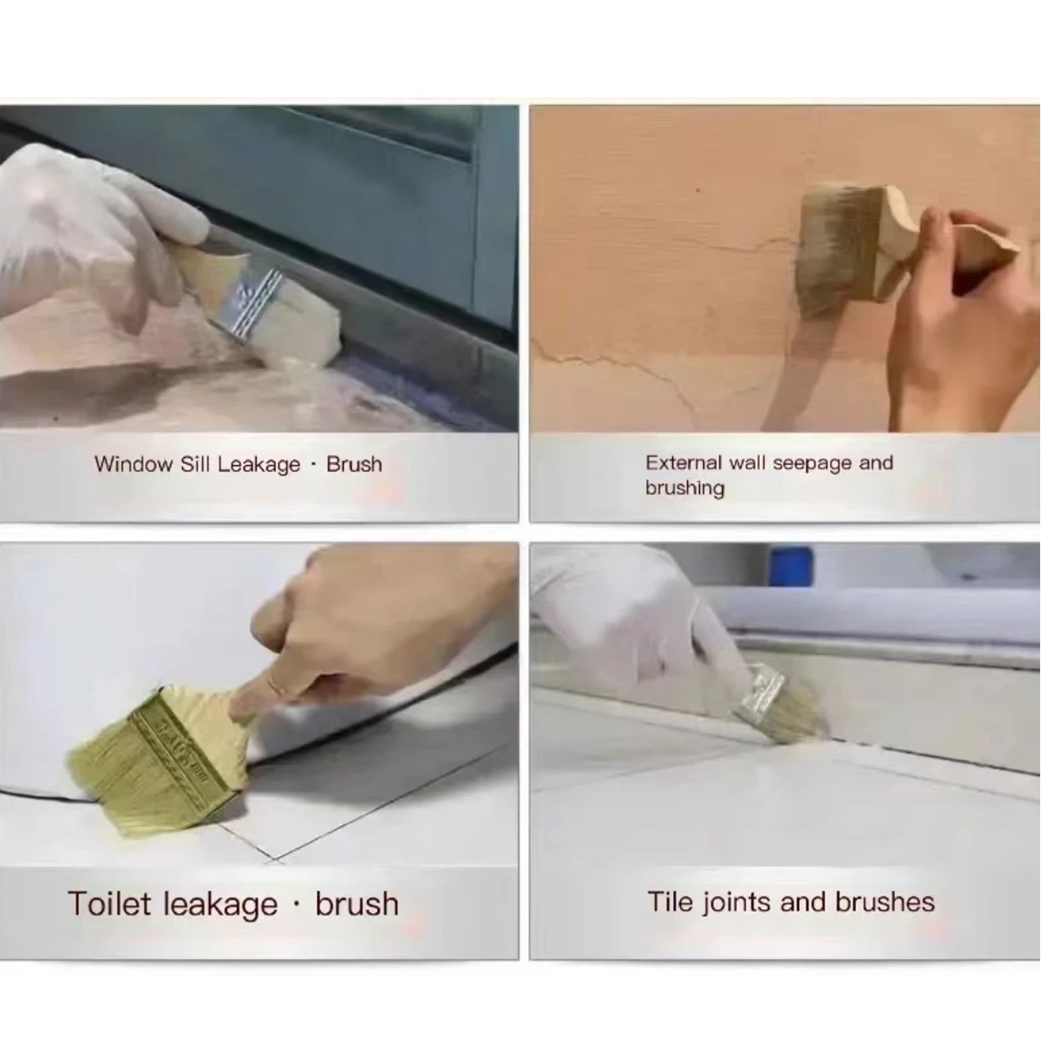 transparent waterproof glue 300g application for sealing window sills and external walls